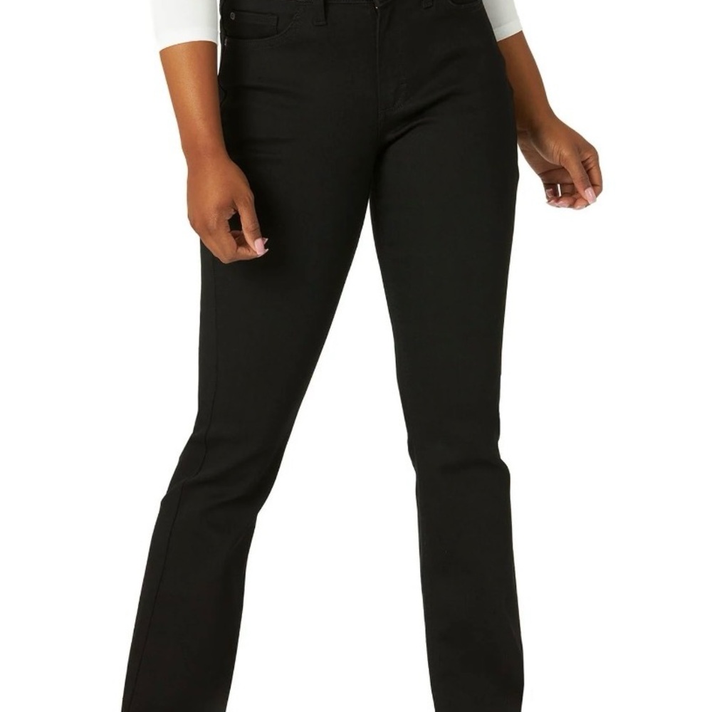 Lee Women's Classic Black Straight Leg Jeans